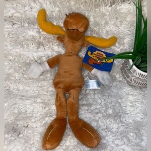 Clearance 50%off w bundle Rocky and Bullwinkle Friends Stuffed Plush BULLWINKLE